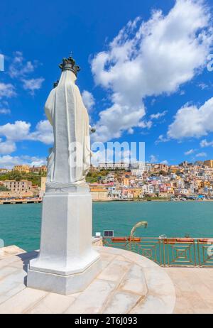 View of Sciacca harbour, Sciacca, Agrigento district, Sicily, Italy Stock Photo