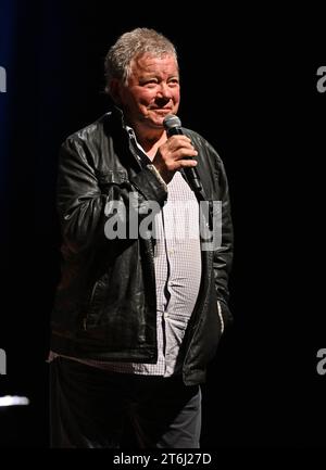 FORT LAUDERDALE FL - NOVEMBER 09: William Shatner performs during William Shatner Live On Stage at the Broward Center on November 9, 2023 in Fort Lauderdale, Florida. Copyright: xmpi04x Credit: Imago/Alamy Live News Stock Photo