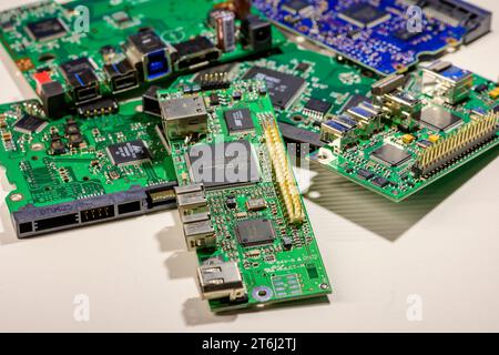 Computer boards Stock Photo