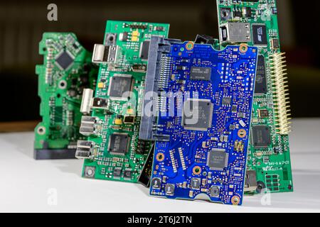 Computer boards Stock Photo