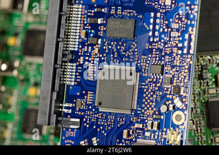 Computer boards Stock Photo