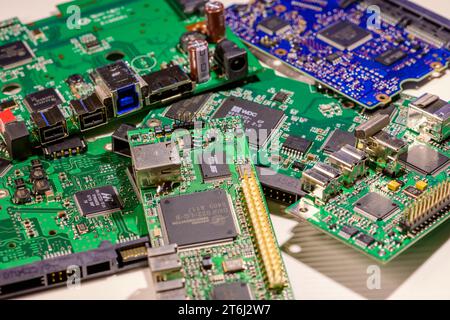 Computer boards Stock Photo