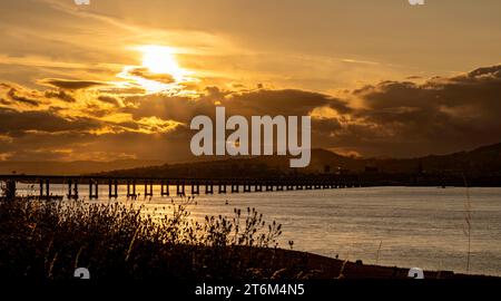 Tay Bridge, Dundee, Scotland, UK Stock Photo