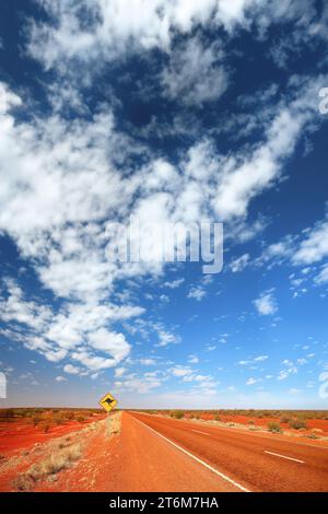 Northern Territory, Australia - Driving in the outback of Australia's Northern Territory. Stock Photo