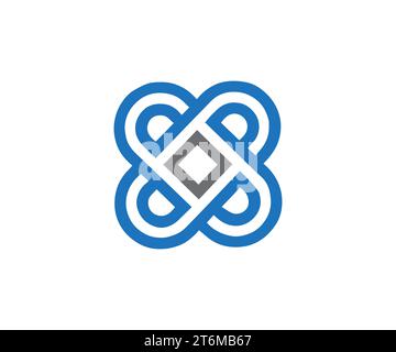 OX logo design vector template Stock Vector