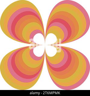 butterfly color design shapes. vector illustration. Stock Vector