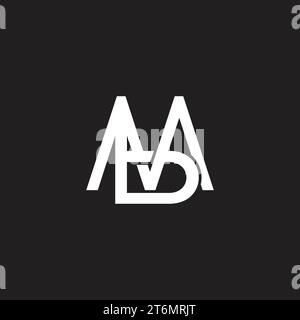 letter mb 3d flat overlap logo vector Stock Vector