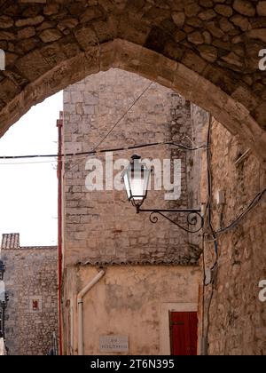 Vieste, Italy - 25 August 2023: view of city center of Vieste Stock Photo