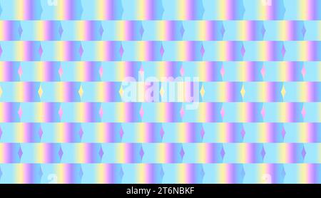 Holographic abstract pattern, geometric background. Vector image. Stock Vector