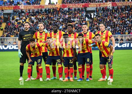 Lecce, Italy, 11th Nov. 2023.**** during the Serie A TIM match between US Lecce and AC Milan at Stadio Ettore Giardiniero - Via del Mare, Lecce, Italy 11 November 2023.  Photo by Nicola Ianuale/ Alamy Live News Stock Photo