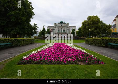 Norway, Vestland, Bergen - July 11, 2023: Den Nationale Scene is one of the oldest permanent theatres in Norway and the largest theatre in Bergen. Stock Photo