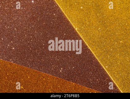 Layers gradient gold texture background Stock Photo