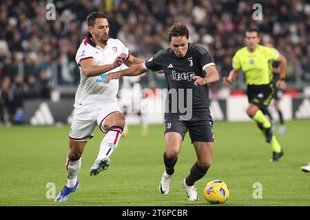 friendly football match - Juventus FC vs Juventus U23 Next Gen Federico  Chiesa of Juventus and Giova