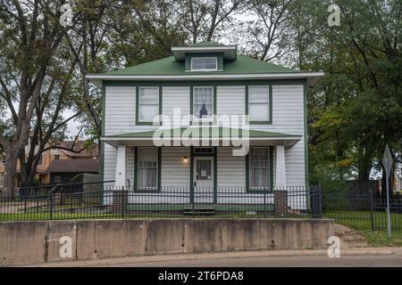 Hope, Arkansas, United States of America – October 26, 2023. Childhood home of Bill Clinton in Hope, Arkansas. Stock Photo