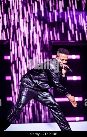 November 11, 2023, Sheffield, South Yorkshire, U.K: JLS ,Performing at Sheffield Utilita Arena ,Sheffield , Uk ,11.11.2023 (Credit Image: © Robin Burns/ZUMA Press Wire) EDITORIAL USAGE ONLY! Not for Commercial USAGE! Stock Photo