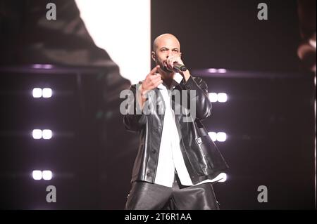 November 11, 2023, Sheffield, South Yorkshire, U.K: JLS ,Performing at Sheffield Utilita Arena ,Sheffield , Uk ,11.11.2023 (Credit Image: © Robin Burns/ZUMA Press Wire) EDITORIAL USAGE ONLY! Not for Commercial USAGE! Stock Photo