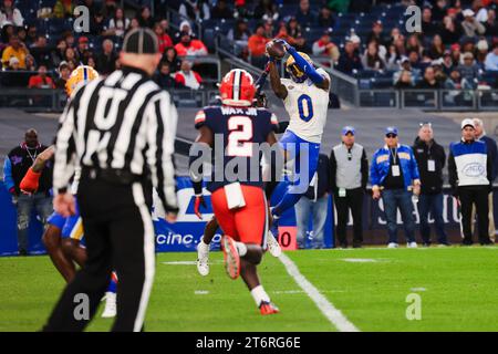 Pittsburgh Wide Receiver Bub Means (0) Celebrates With Offensive 