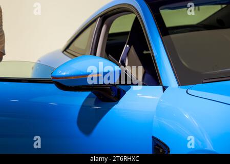Partial close-up of a beautifully designed new energy vehicle Stock Photo
