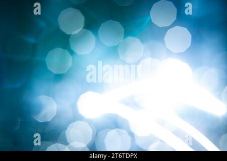 Light from a torch Stock Photo