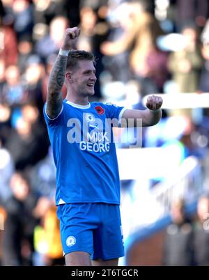 Josh Knight (5 Peterborough United) Celebrates after scoring teams fith ...