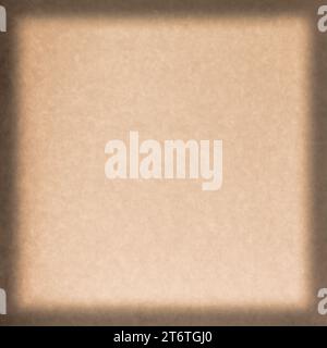Vintage cardboard paper frame background with copy space. Stock Photo