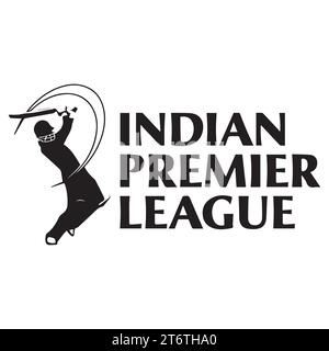 Ipl Monogram IPL - Indian Premier League Logo White Style Indian professional ...