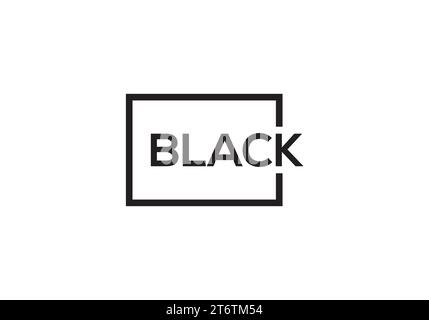 Black and white vector illustration of black wine. Black wine logo. Stock Vector