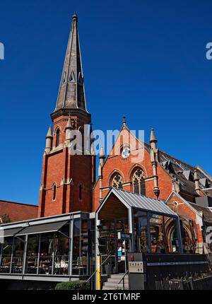 Melbourne Australia /  Dear Abbey Restaurant in the former 1891 Methodist Church in Moonee Ponds. Stock Photo