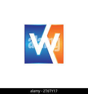 WF logo, WF Monogram, Initial WF Logo, Letter WF logo, Icon, Vector Stock Vector