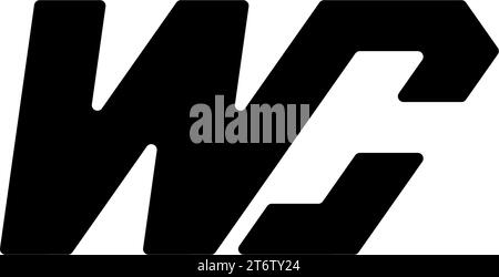 WC logo, WC Monogram, Initial WC Logo, Letter WC logo, Icon, Vector Stock Vector