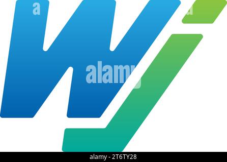 Wj logo, Wj Monogram, Initial Wj Logo, Letter Wj logo, Icon, Vector Stock Vector