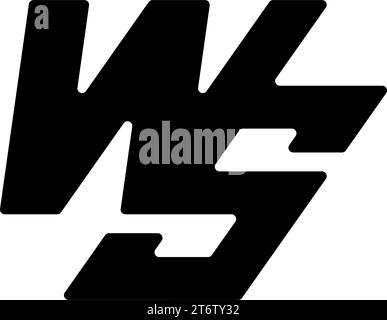 WS logo, WS Monogram, Initial WS Logo, Letter WS logo, Icon, Vector Stock Vector