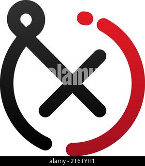 Xi logo, Xi Monogram, Initial Xi Logo, Letter Xi logo, Icon, Vector Stock Vector