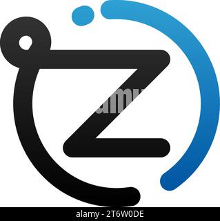 Zi logo, Zi Monogram, Initial Zi Logo, Letter Zi logo, Icon, Vector Stock Vector