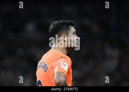 November 11, 2023, Madrid: Match between Real Madrid and Valencia FC as part of La Liga at Santiago Bernabeu on November 11, 2023, in Madrid, Spain. (Photo by Sara AribÃ³/PxImages) (Credit Image: © PX Imagens via ZUMA Press Wire) EDITORIAL USAGE ONLY! Not for Commercial USAGE! Stock Photo