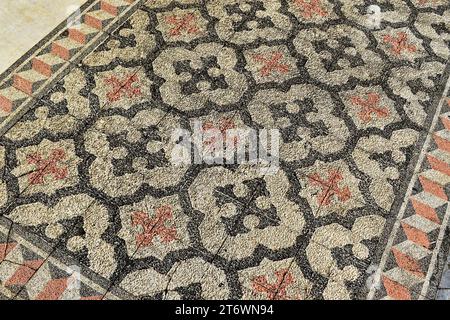 Concrete blocks on floor in Petropolis, Rio de Janeiro, Brazil Stock Photo