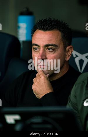 Barcelona, Spain, 12, November, 2023.  Spanish LaLiga EA Sports: FC Barcelona v Deportivo Alaves.  Xavi Hernández (Head coach).  Credit: Joan G/Alamy Live News Stock Photo