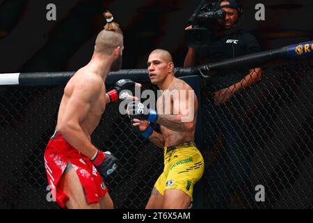 Jiri Prochazka Of The Czech Republic (red) And Alex Pereira Of Brazil ...