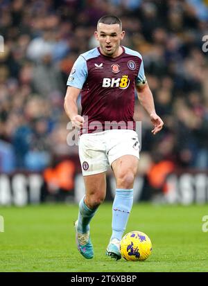 John McGinn of Aston Villa in action during the Premier League match ...