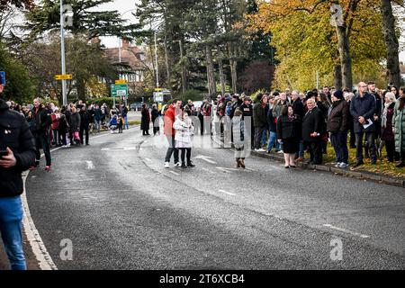 Grimsby, UK. 12th Nov, 2023. Thousands attend the annual Remembrance Sunday service held at Grimsby Cenotaph.12th November 2023 Photo by Jon Corken Credit: Jon Corken/Alamy Live News Stock Photo