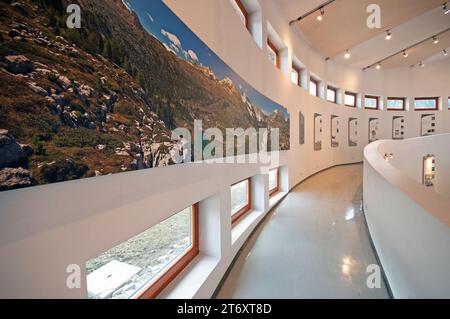 Visitor Centre of the Fanes-Senes-Braies Natural Park, San Vigilio di Marebbe, Trentino-Alto Adige, Italy Stock Photo