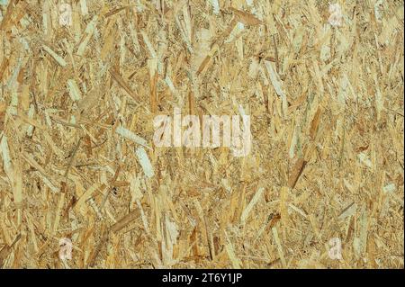 MDF sheet yellow closeup. Stock Photo
