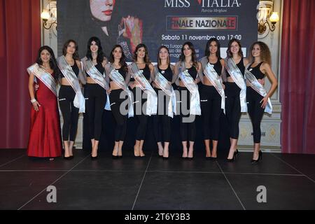 Salsomaggiore: Congress Palace. Assignment of national bands. In the picture : Stock Photo