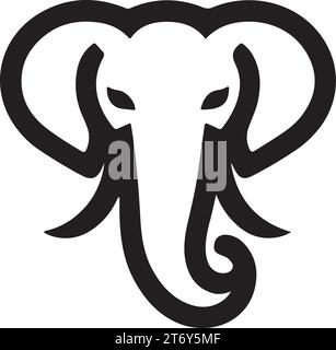 A company logo design. Outline of an elephant Stock Vector Image & Art ...