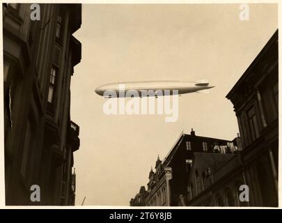Photo postcard of moored LZ 127 Graf Zeppelin airship c.1930
