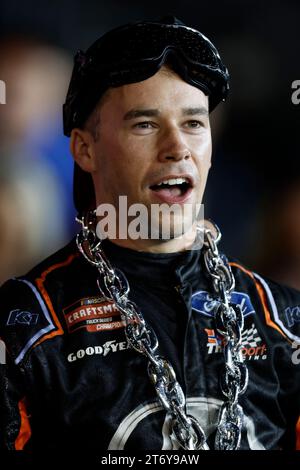 November 3, 2023, Avondale, AZ, USA: NASCAR Craftsman Truck Series Driver, Ben Rhodes (99) wins the Craftsman 150 at the Phoenix Raceway in Avondale AZ. (Credit Image: © Stephen A Arce Grindstone Media/ASP) EDITORIAL USAGE ONLY! Not for Commercial USAGE! Stock Photo