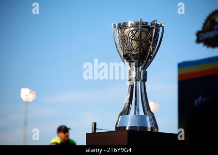 November 5, 2023, Avondale, AZ, USA: Ryan Blaney (12) wins the NASCAR Cup Series Championship at the Phoenix Raceway in Avondale AZ. (Credit Image: © Stephen A Arce Grindstone Media/ASP) EDITORIAL USAGE ONLY! Not for Commercial USAGE! Stock Photo