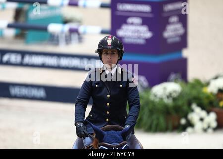 Verona, Italy. 12th Nov, 2023. LONGINES FEI Jumping World Cup™ Verona Credit: Mickael Chavet/Alamy Live News Stock Photo