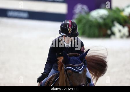 Verona, Italy. 12th Nov, 2023. LONGINES FEI Jumping World Cup™ Verona Credit: Mickael Chavet/Alamy Live News Stock Photo