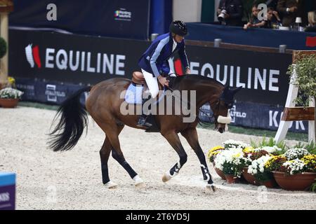 Verona, Italy. 12th Nov, 2023. LONGINES FEI Jumping World Cup™ Verona Credit: Mickael Chavet/Alamy Live News Stock Photo